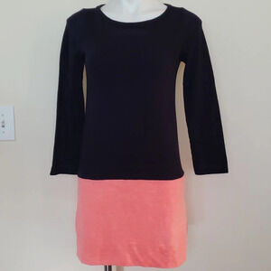JCrew Maritime Navy & Coral Dress